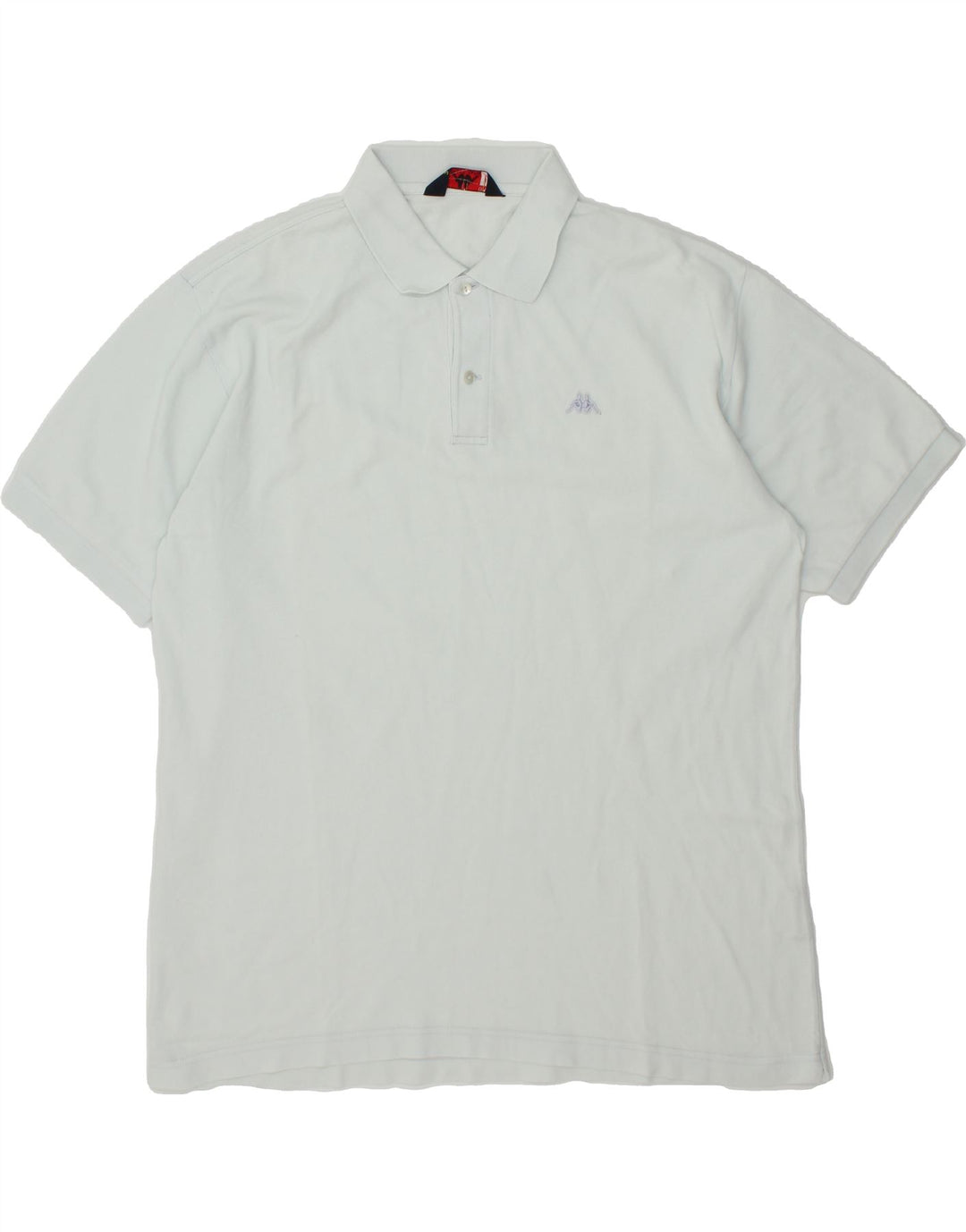 KAPPA Mens Polo Shirt 2XL White Cotton Vintage Kappa and Second-Hand Kappa from Messina Hembry 