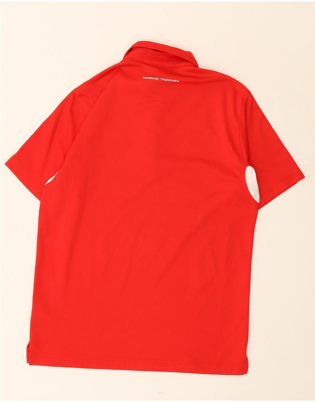SERGIO TACCHINI Polo Menino 13-14 Anos XL Vermelho Colorblock Poliéster