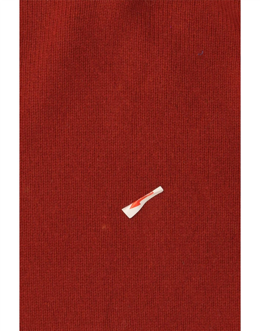Massimo Dutti Suéter masculino com decote em V grande lã colorblock marrom