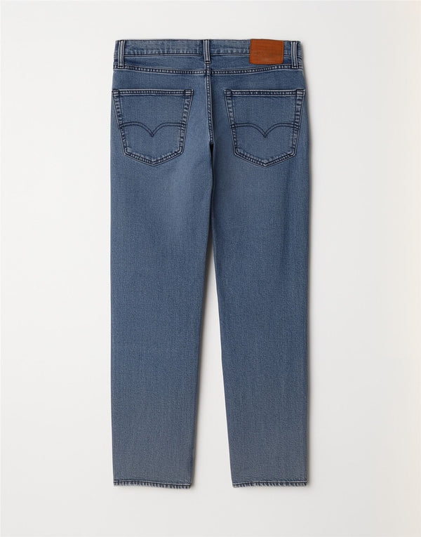 Levi's Masculino 502 Straight Jeans W30 L30 Azul Algodão