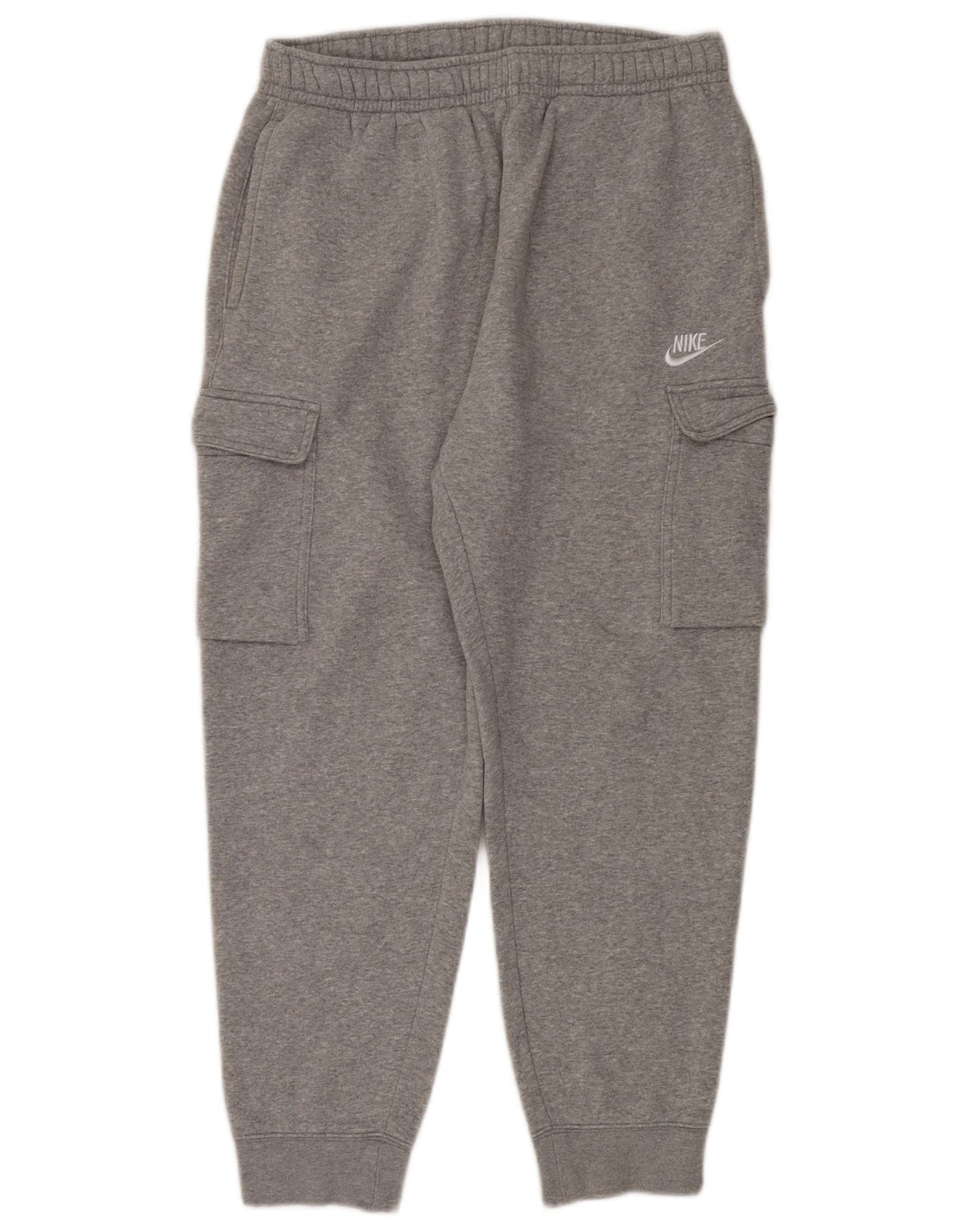 Nike Mens Cargo Calças de treino Joggers cinza médio algodão