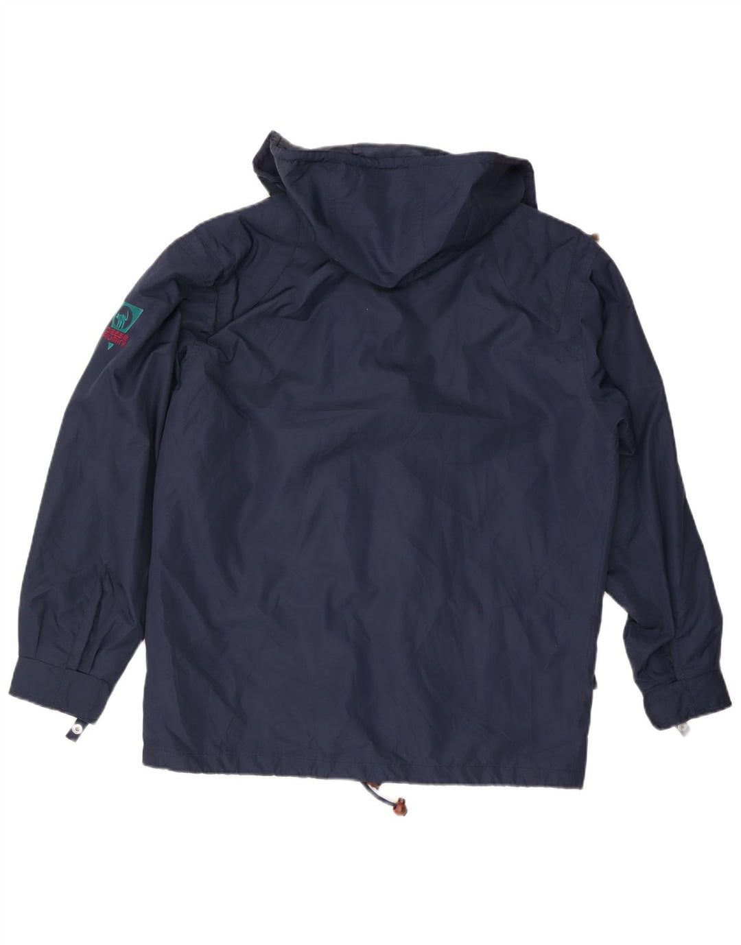 Jaqueta utilitária masculina Ciesse Piumini com capuz Reino Unido 44 XL azul marinho poliéster