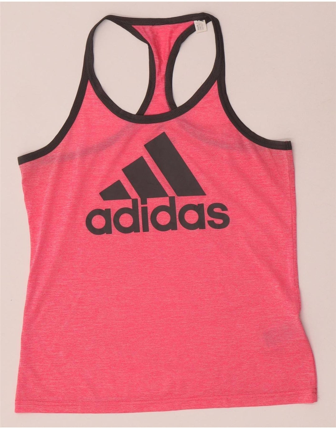 Adidas Feminino Climacool Graphic Vest Top UK 12/14 Médio Rosa Poliéster