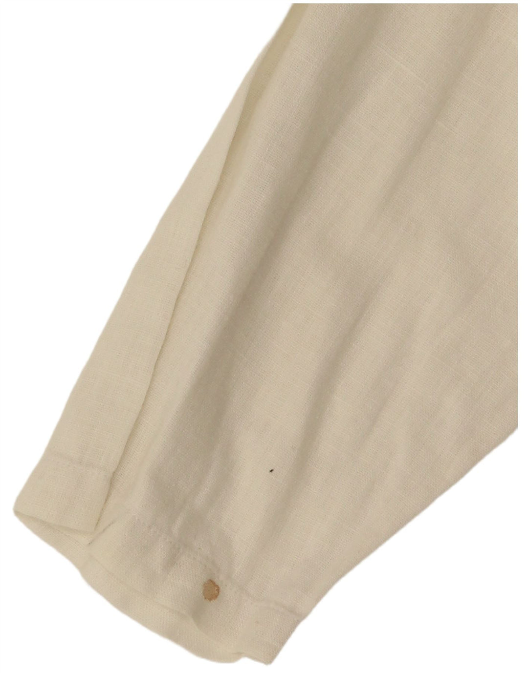 Blusa feminina Benetton cropped UK 14 médio off white