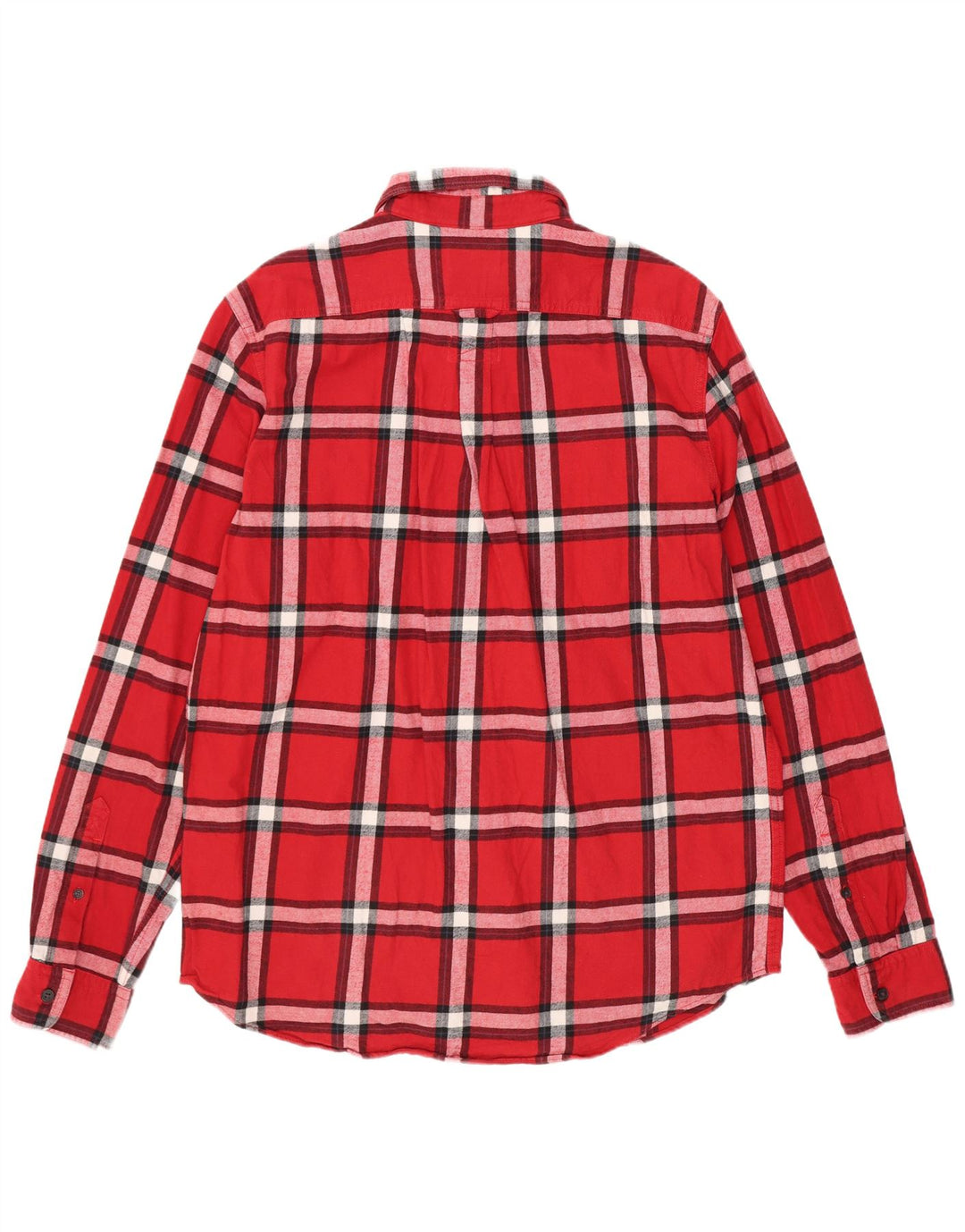 Camisa masculina de flanela Timberland Regular Fit grande algodão xadrez vermelho