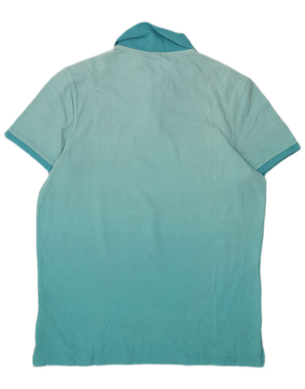 Camisa polo masculina Hollister XL algodão azul