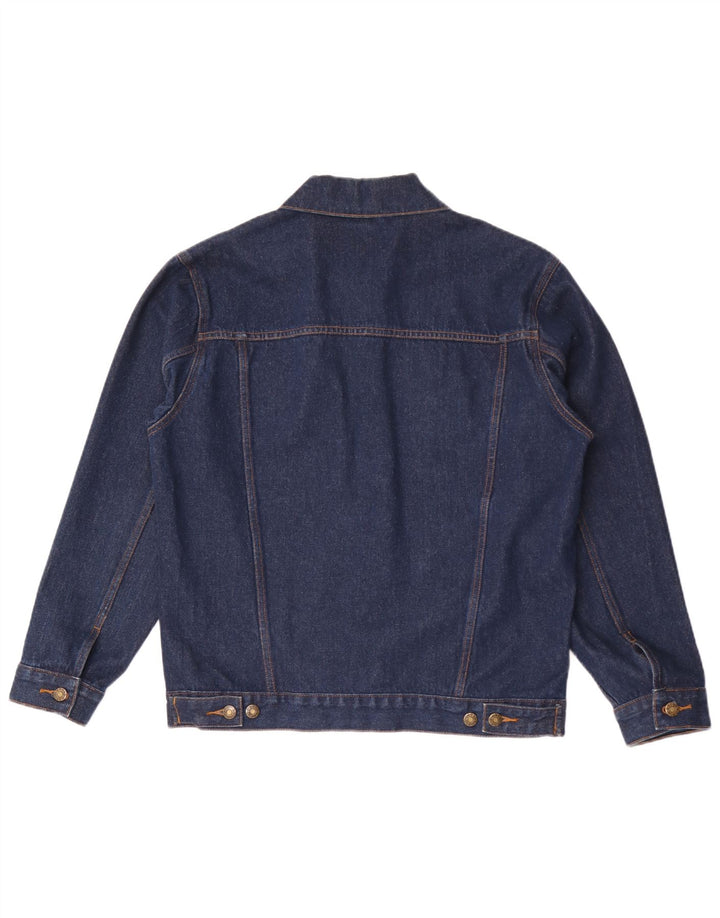 Jaqueta jeans masculina estilo jeans Reino Unido 38 algodão azul marinho médio