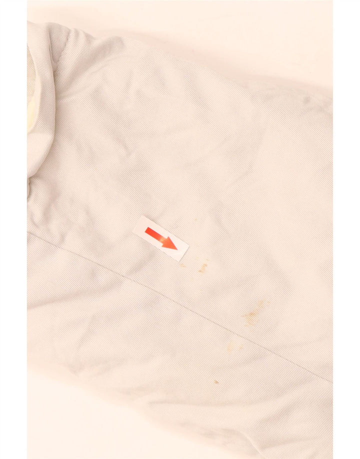 Sobretudo gráfico uniforme masculino UK 40 grande branco