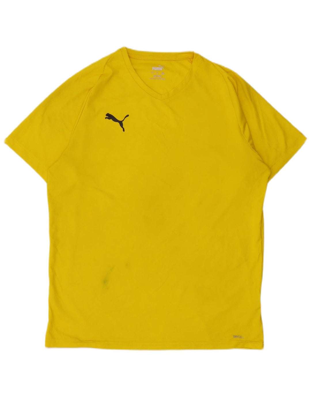Camiseta masculina Puma grande poliéster amarelo