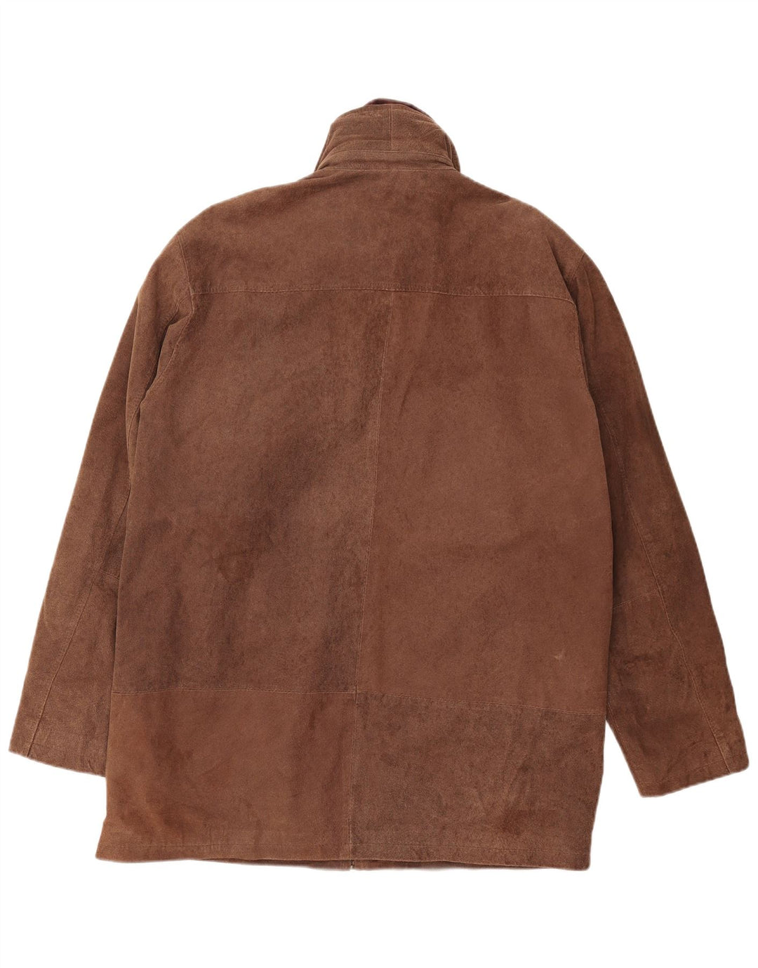 Jaqueta masculina de camurça Torelli Reino Unido 42 XL couro marrom