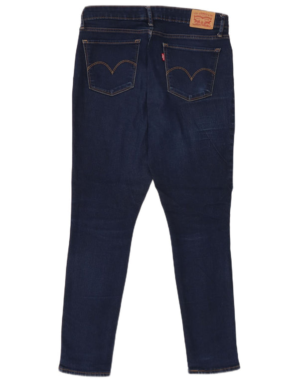 Calça jeans feminina Levi's 711 skinny W30 L30 azul marinho algodão