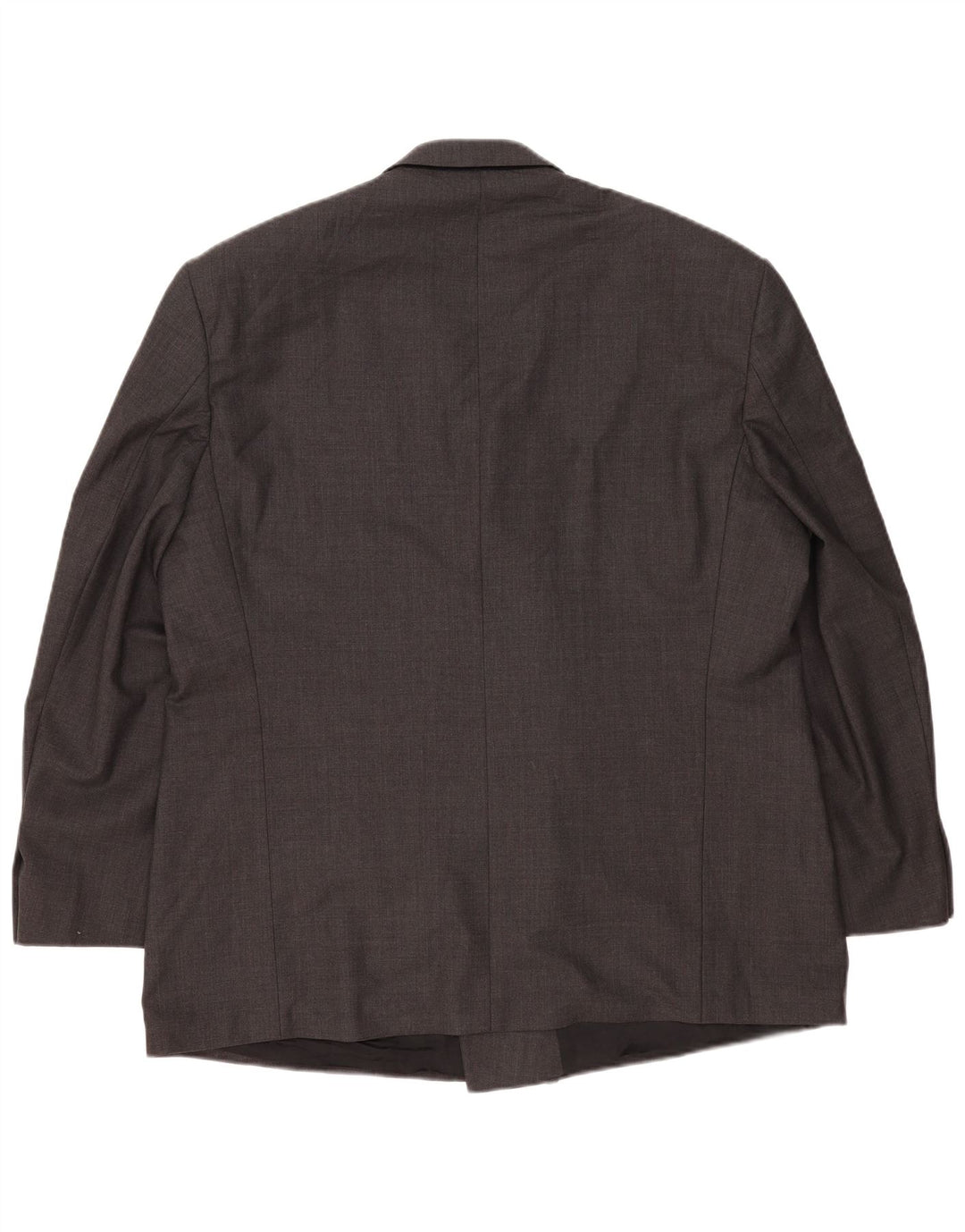 Jaqueta blazer masculina Marks & Spencer com peito duplo Reino Unido 46 XL cinza nova lã