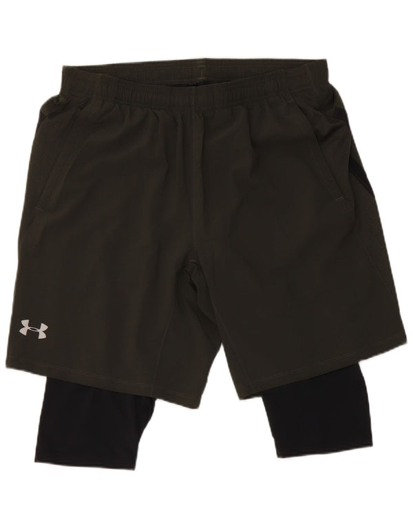 Under Armour Mens Heat Gear Sport Shorts 2XL poliéster preto