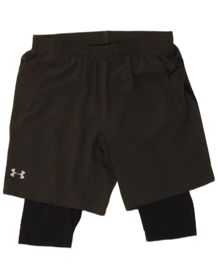 Under Armour Mens Heat Gear Sport Shorts 2XL poliéster preto