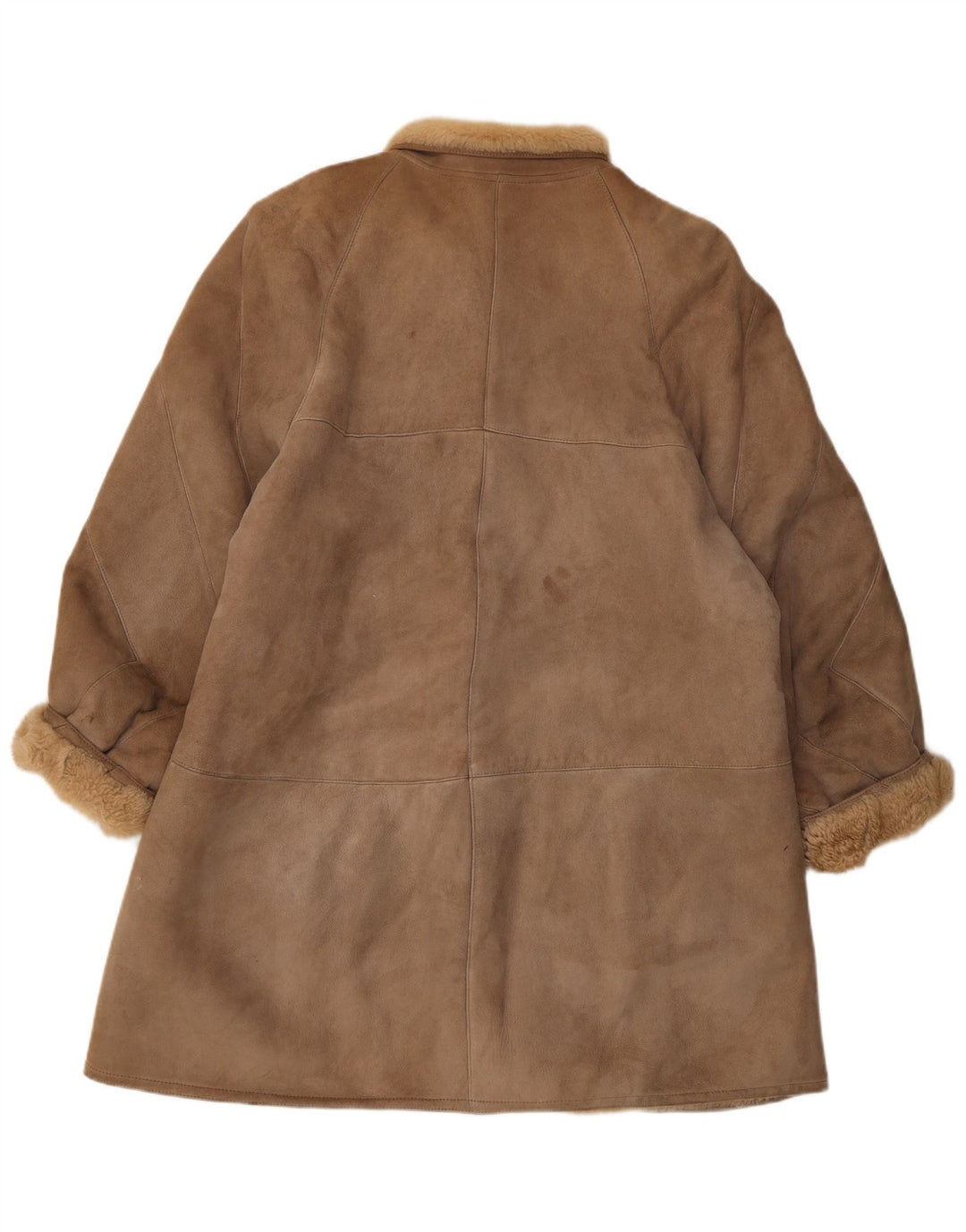 Casaco feminino vintage solto de corte IT 44 marrom médio clássico