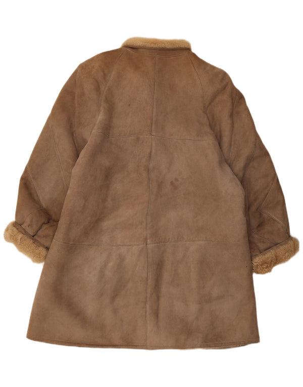 Casaco feminino vintage solto de corte IT 44 marrom médio clássico
