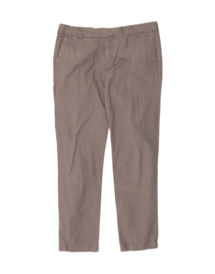 ZARA Womens Slim Chino Trousers Large W30 L27 Grey Cotton Vintage Zara and Second-Hand Zara from Messina Hembry 