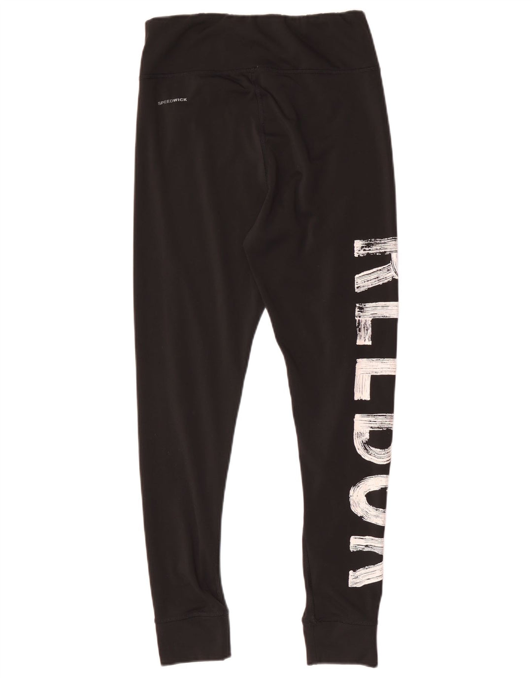 Leggings Reebok Graphic Feminino UK 8/10 Pequeno Poliéster Preto