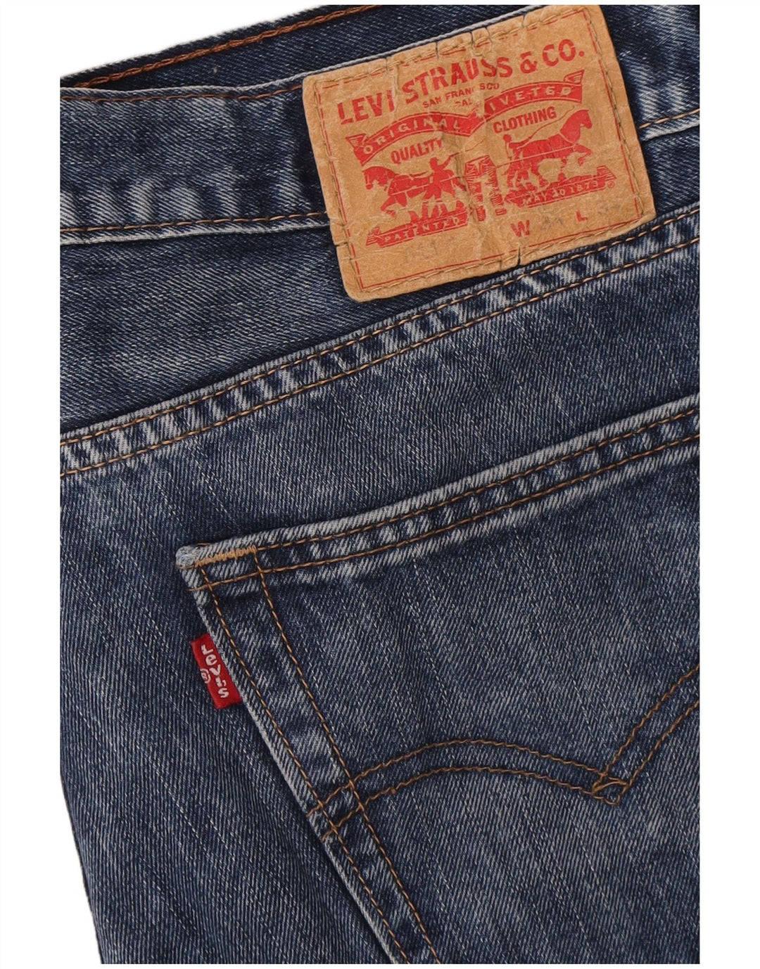 Calça Jeans Levis 511 Slim Masculina W34 L34 Azul Algodão