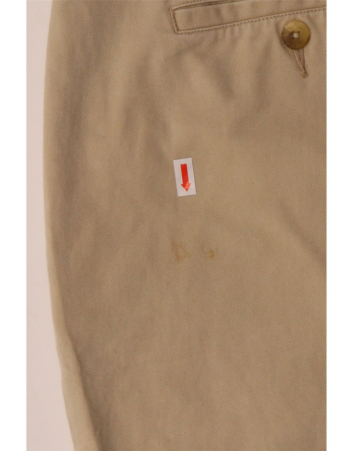 IZOD Mens Pegged Chino Shorts W38 XL Beige Cotton Vintage Izod and Second-Hand Izod from Messina Hembry 