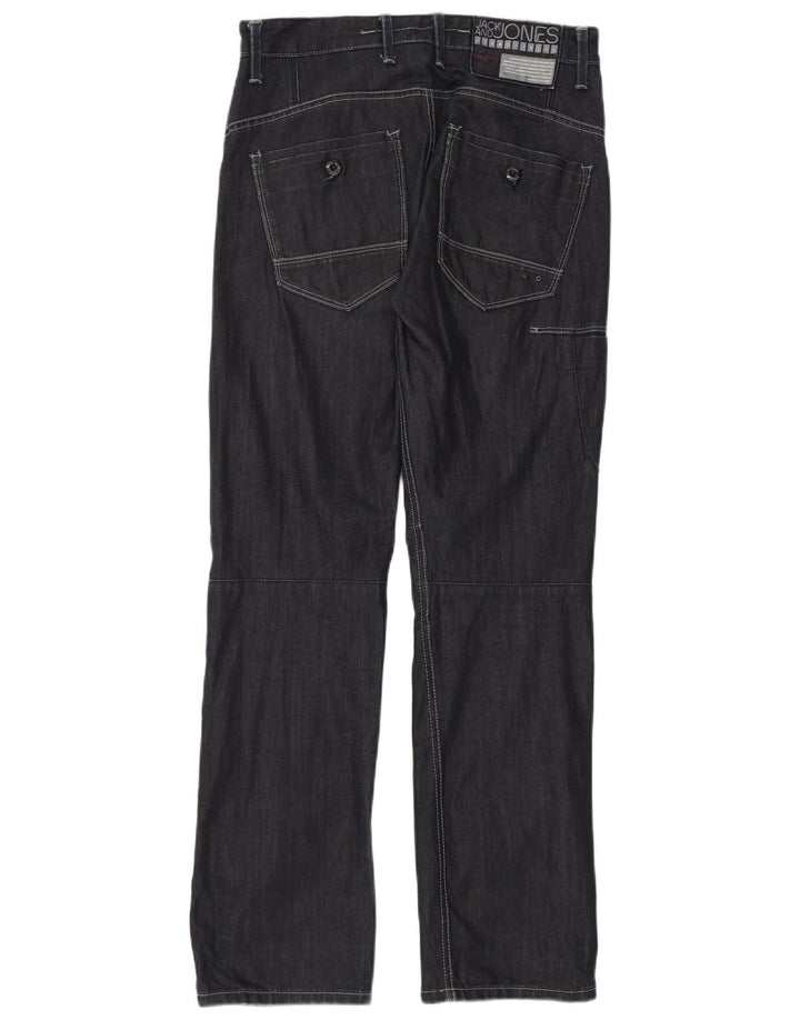 Jack & Jones Mens Cargo Straight Jeans W32 L33 Azul Marinho