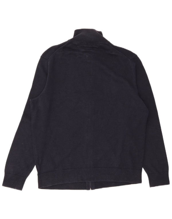 Tommy Hilfiger Mens Cardigan Sweater 2XL Navy Blue Cotton
