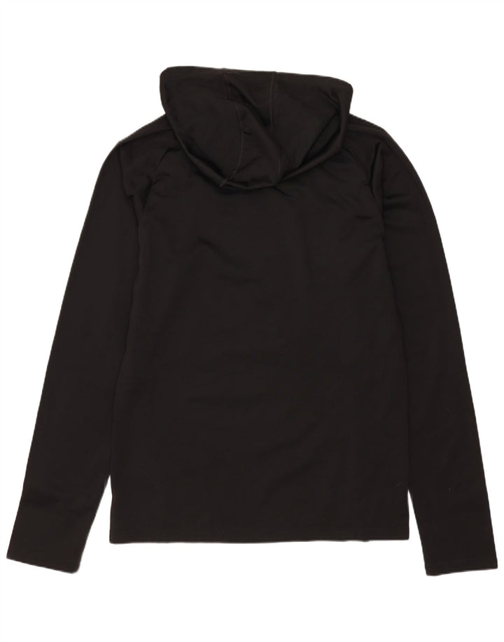 PUMA Mens Hooded Top Manga Longa Pequeno Poliéster Preto
