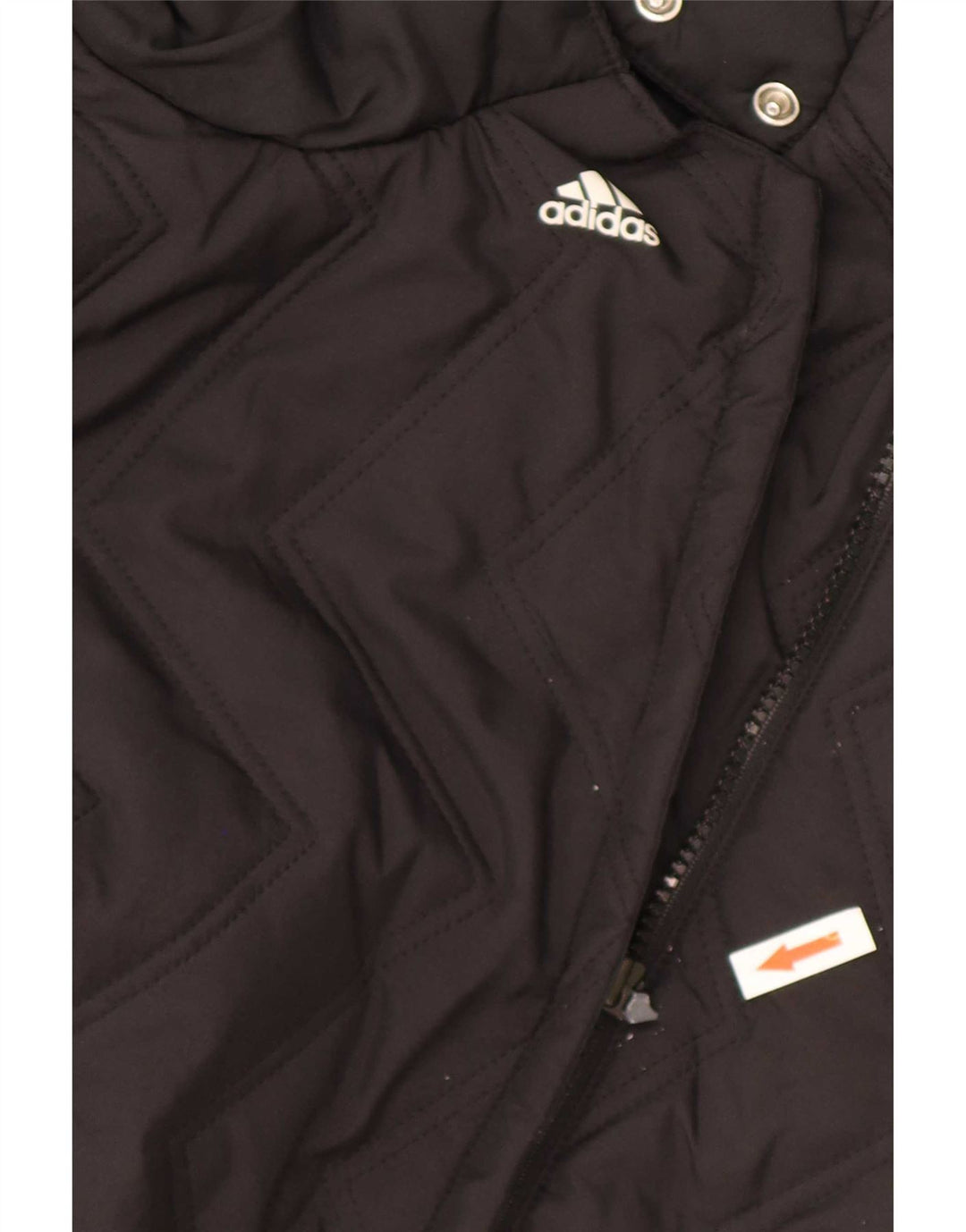 Colete acolchoado feminino Adidas UK 20 2XL preto poliéster