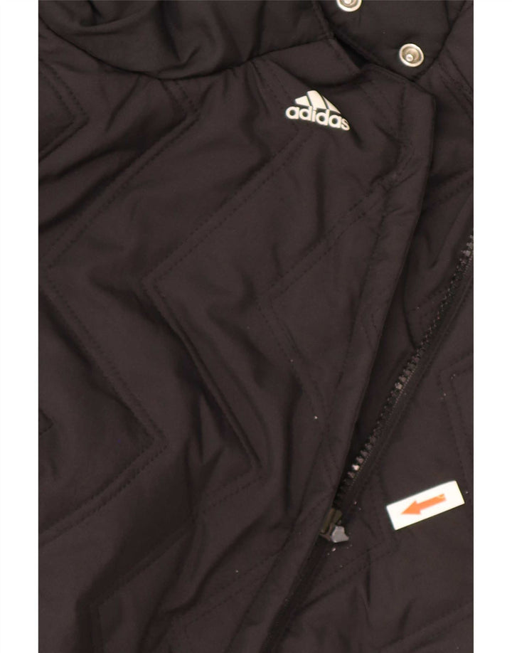 Colete acolchoado feminino Adidas UK 20 2XL preto poliéster