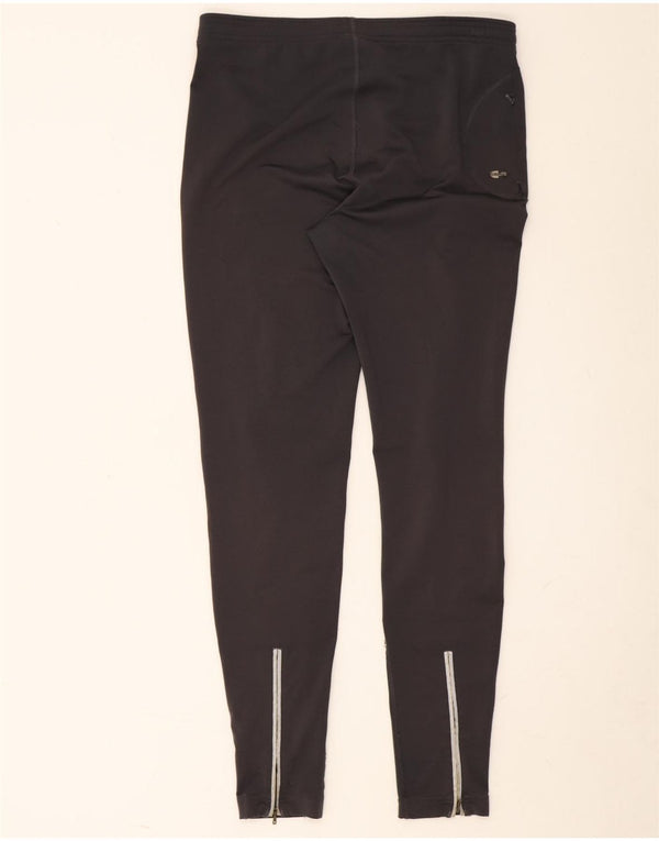 Calça de treino masculina Adidas Climalite grande cinza colorblock poliéster