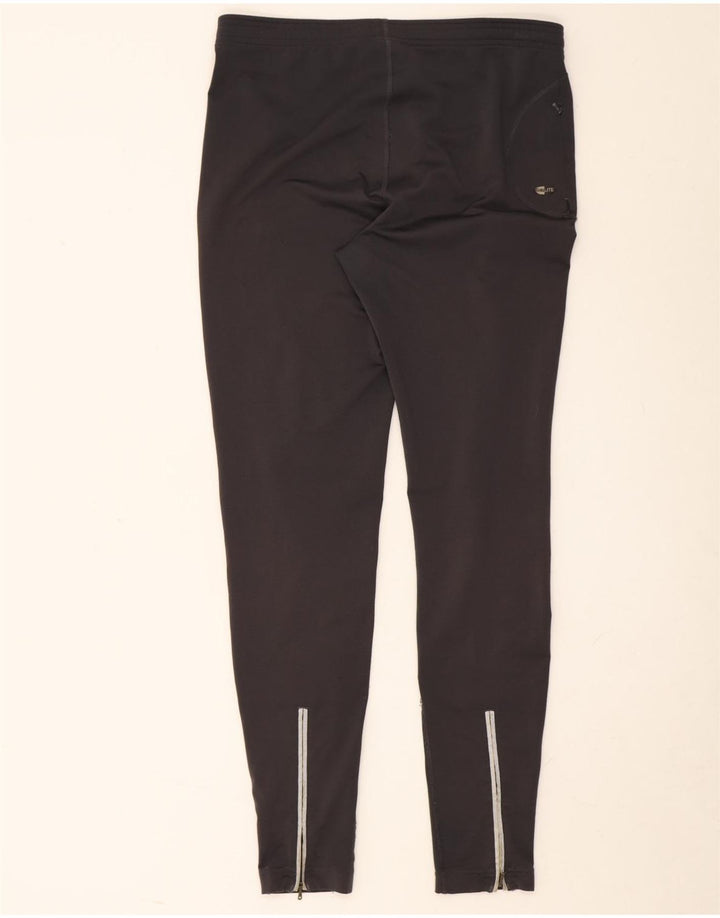 Calça de treino masculina Adidas Climalite grande cinza colorblock poliéster