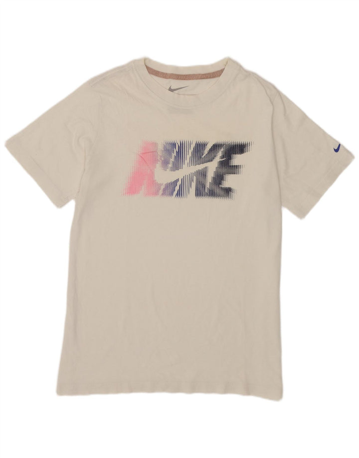 Camiseta Nike Boys Graphic Top 12-13 anos grande branco