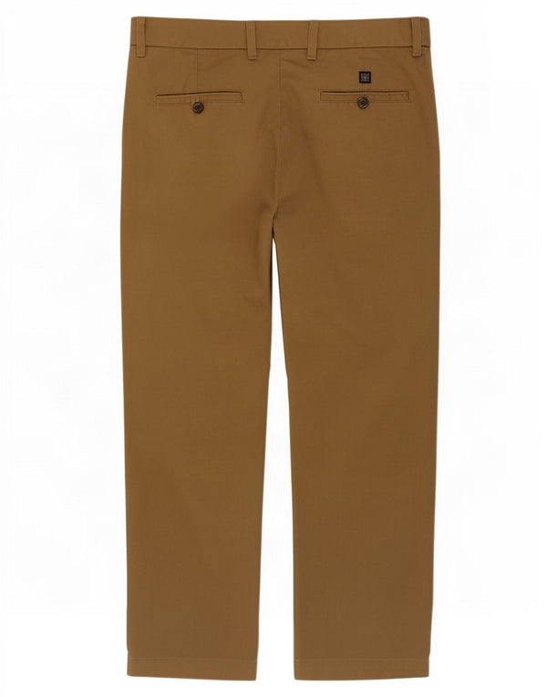 Calça Chino Masculina Marks & Spencer Regular Fit W34 L29 Algodão Bege