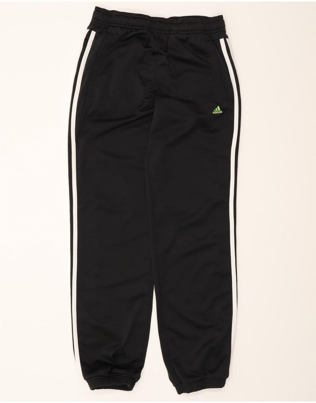 Adidas meninos calças de treino joggers 13-14 anos preto poliéster