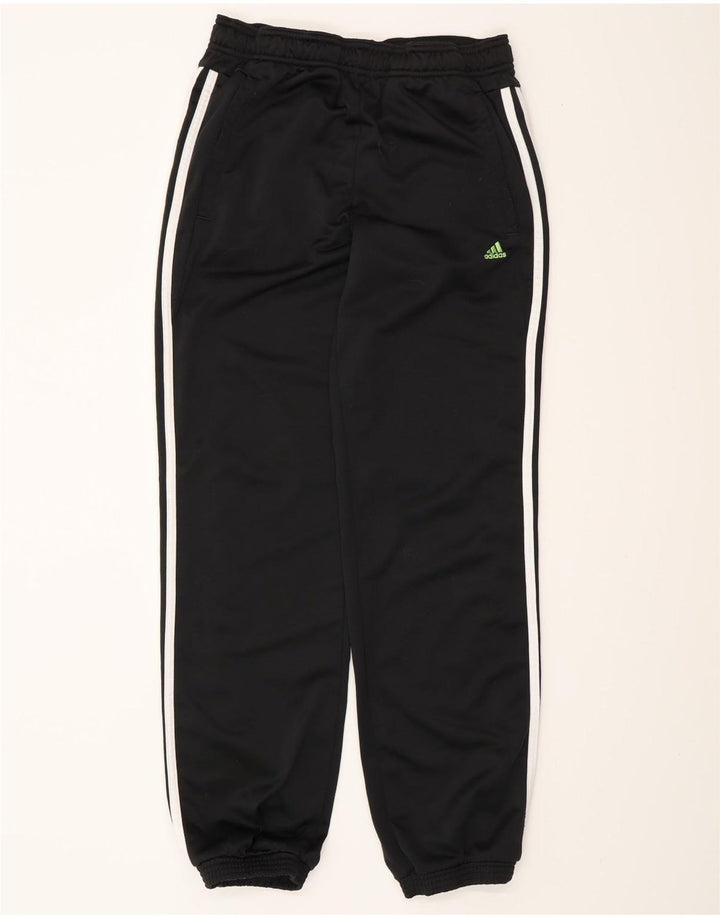 Adidas meninos calças de treino joggers 13-14 anos preto poliéster