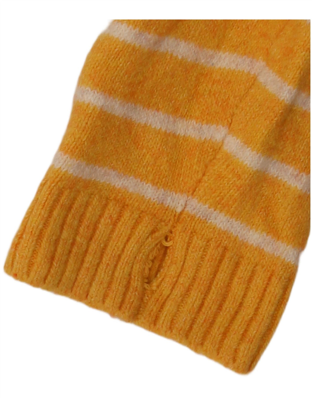Suéter feminino FAT FACE com gola redonda UK 12 listrado azul médio