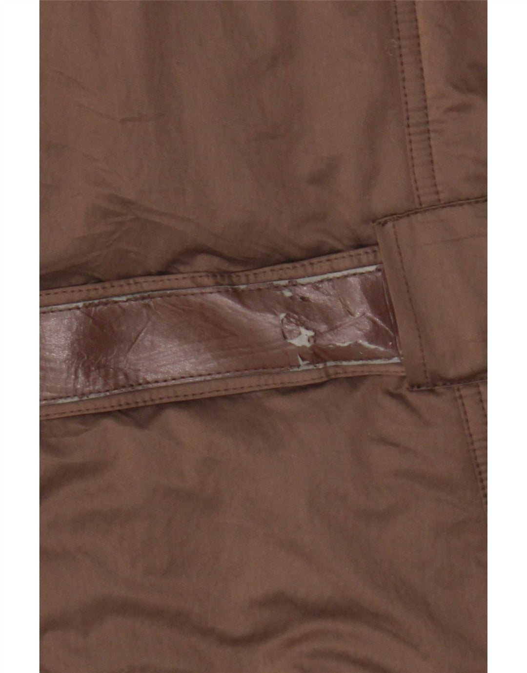 Jaqueta acolchoada feminina Trussardi Jeans IT 50 XL marrom poliéster