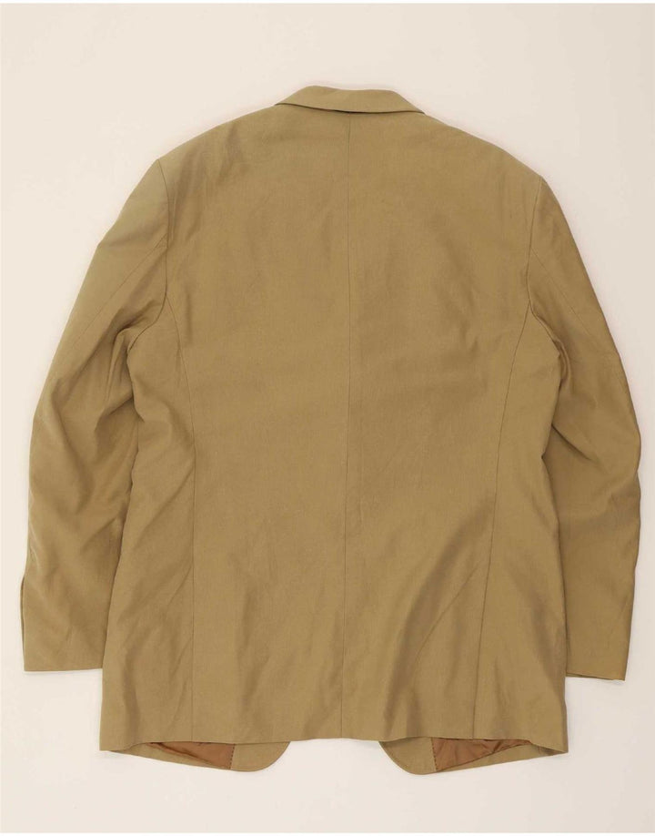 Jaqueta Blazer Masculina Massimo Dutti com 3 Botões EU 56 XL Bege