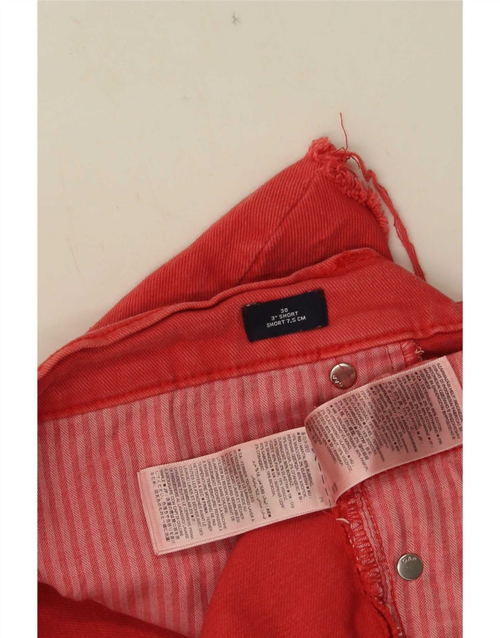 Calça jeans feminina Gap W30 algodão vermelho médio