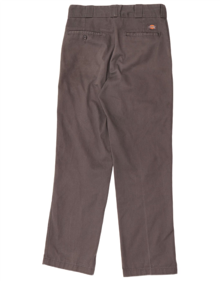 Calças Dickies Mens Straight Chino W32 L32 Cinza Poliéster