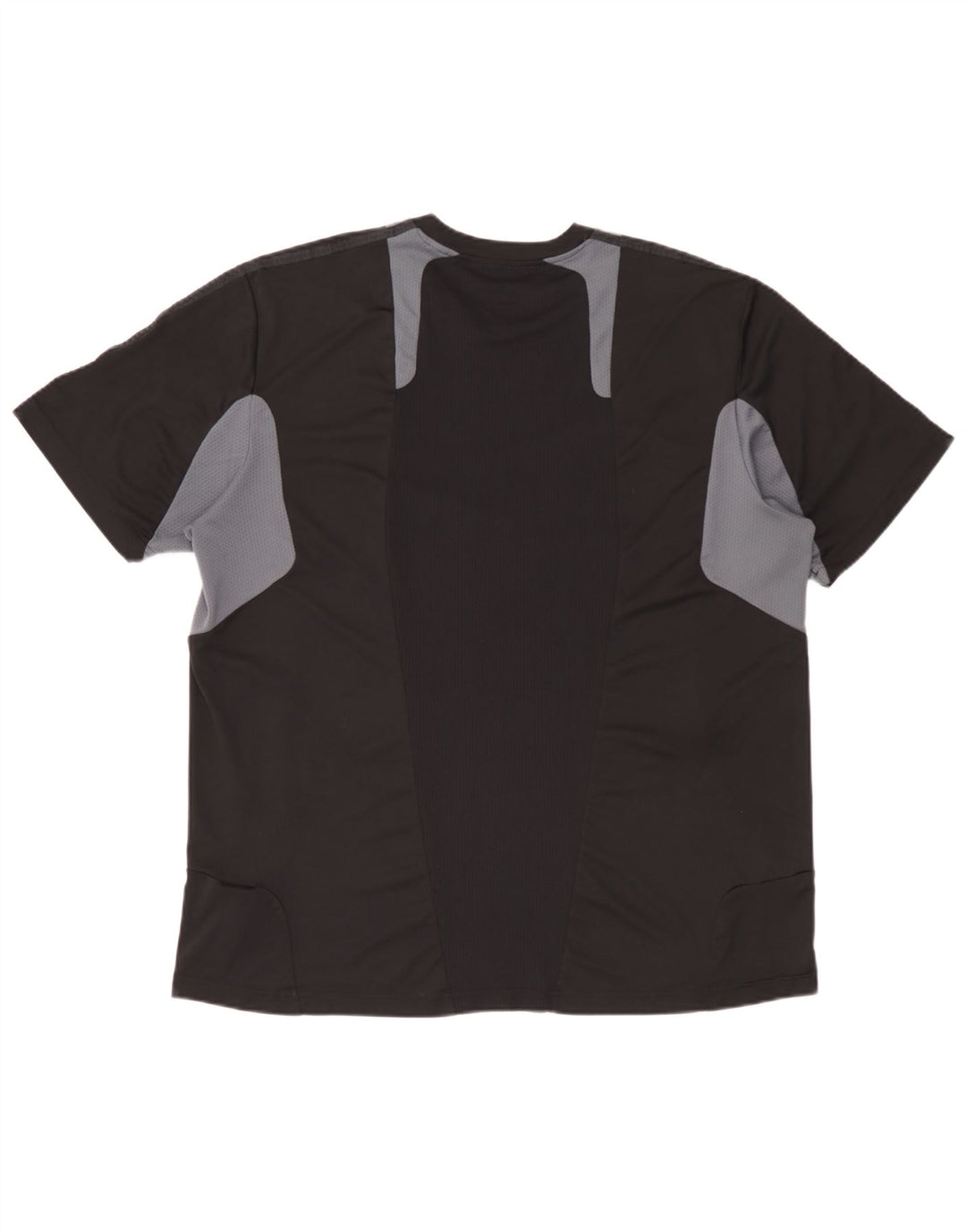 Adidas Mens Climacool Camiseta Top 2XL Preto Colorblock Poliéster