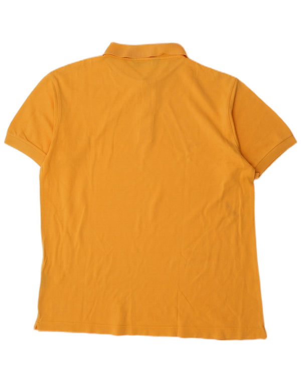 Camisa polo masculina Kappa médio algodão laranja