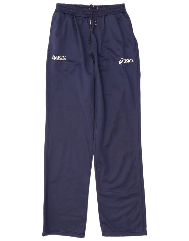 Calça de treino masculina Asics Graphic azul marinho médio