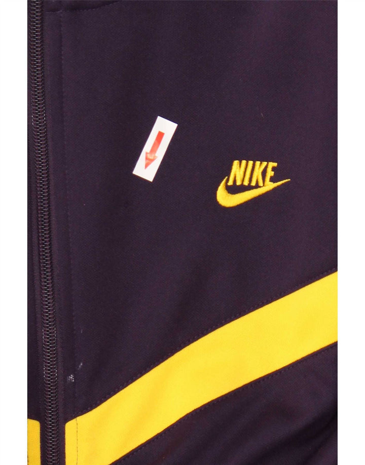 Nike Mens Tracksuit Top Jacket UK 50/52 2XL Roxo Poliéster