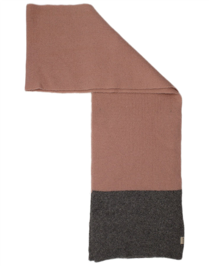 Lenço retangular feminino de malha Jack Wills tamanho único rosa colorblock