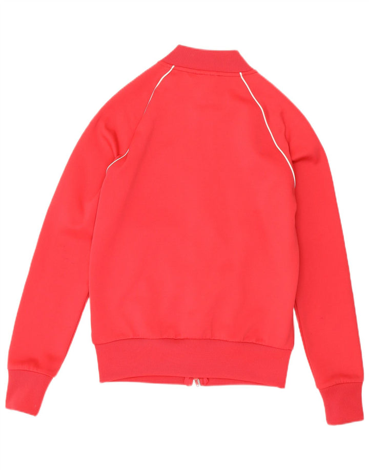 ADIDAS Womens Tracksuit Top Jacket UK 6 XS Rosa Algodão