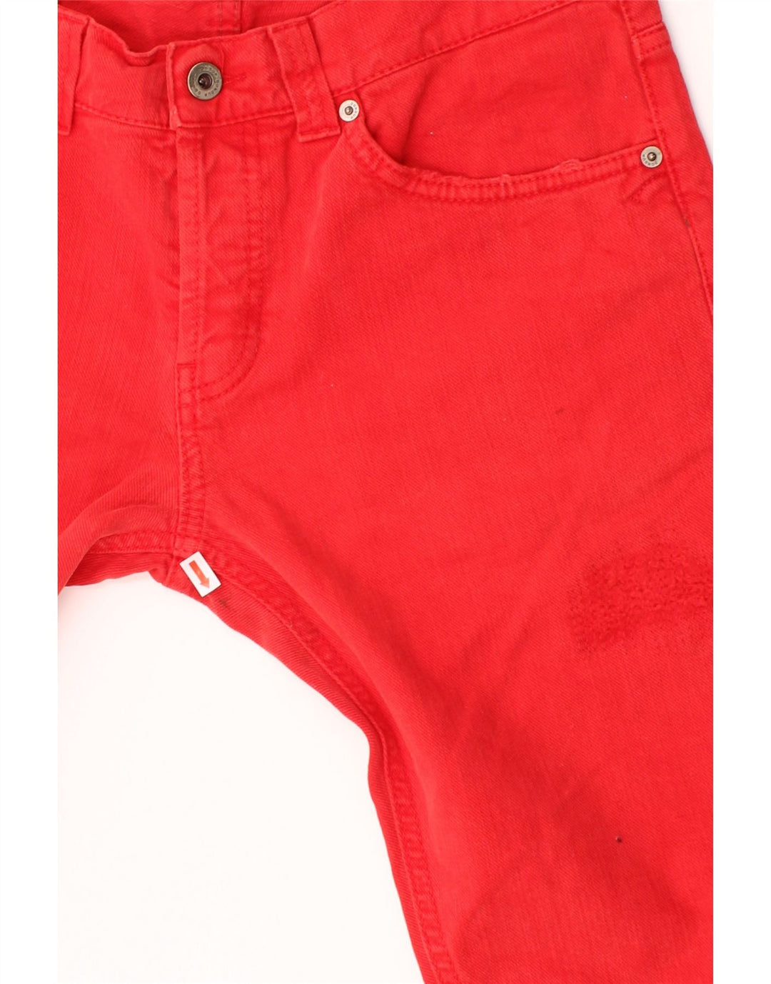 DONDUP Womens Denim Shorts W33 Large  Red Cotton Vintage Dondup and Second-Hand Dondup from Messina Hembry 