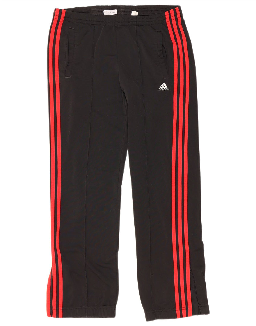 Calças de treino Adidas meninos 11-12 anos poliéster preto