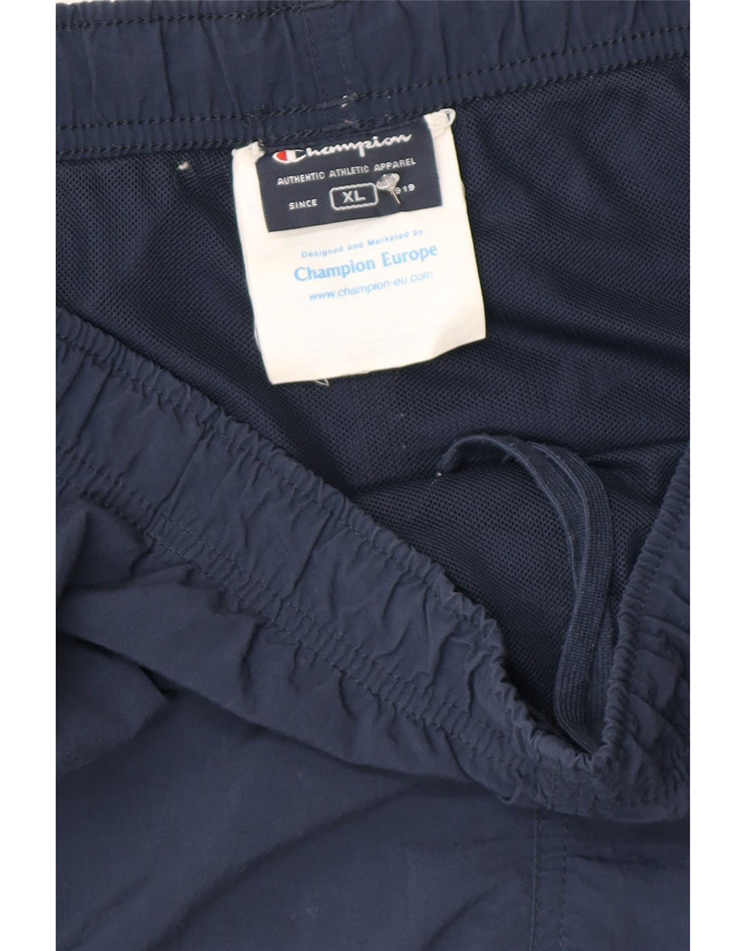 Shorts de natação masculino Champion XL azul marinho poliamida