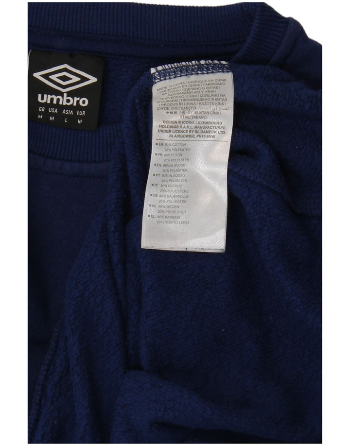 Moletom masculino Umbro Jumper médio azul algodão